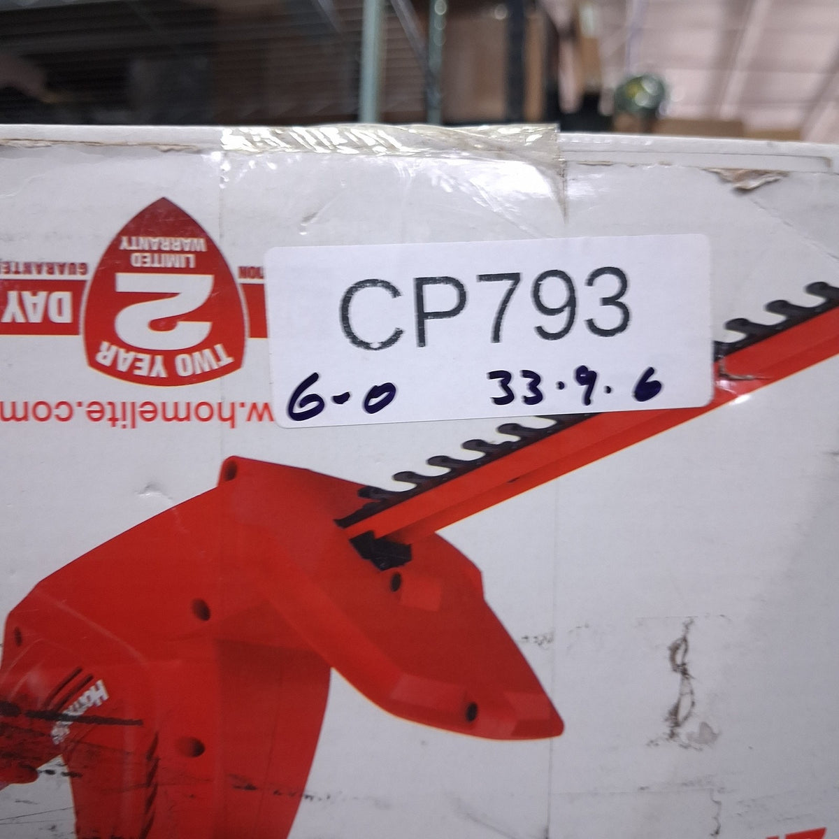 Homelite UT44109 17in 2.7A Electric Corded Hedge Trimmer Red Black