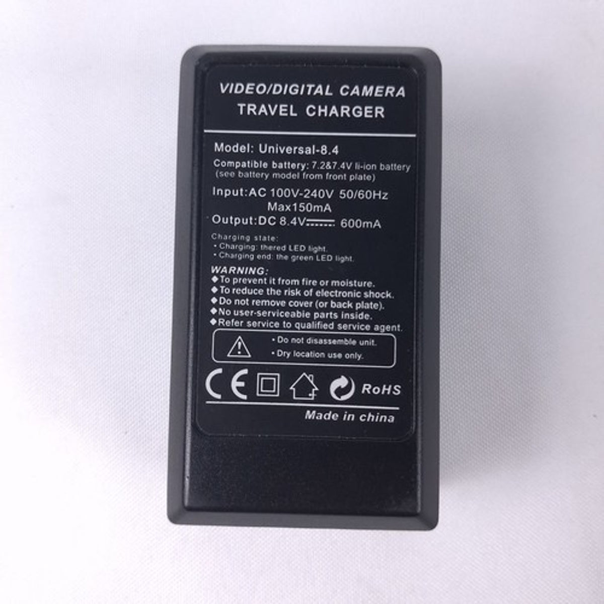 Universal 8.4V Travel Battery Charger for Sony NP-F550 F750 F970