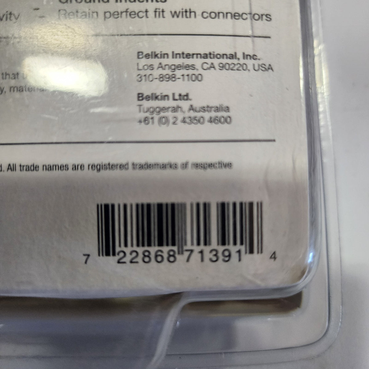 Belkin VGA/SVGA Video Cable F3H982-06-OM 6ft for PC Monitor Connection
