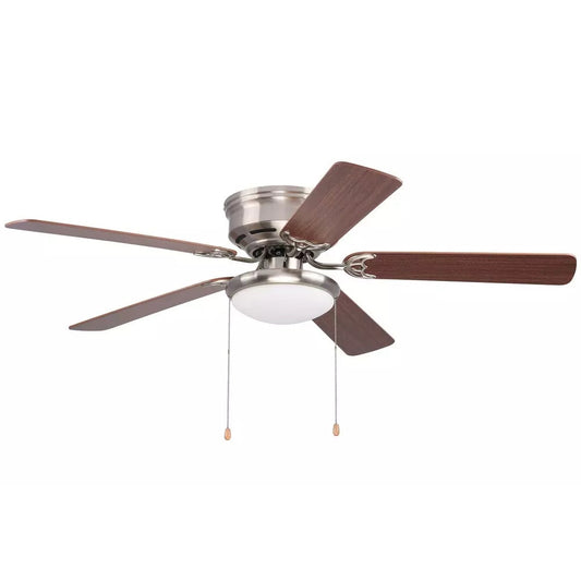 Westcraft 52 in. 5-Blade Indoor Ceiling Fan in Brushed Nickel