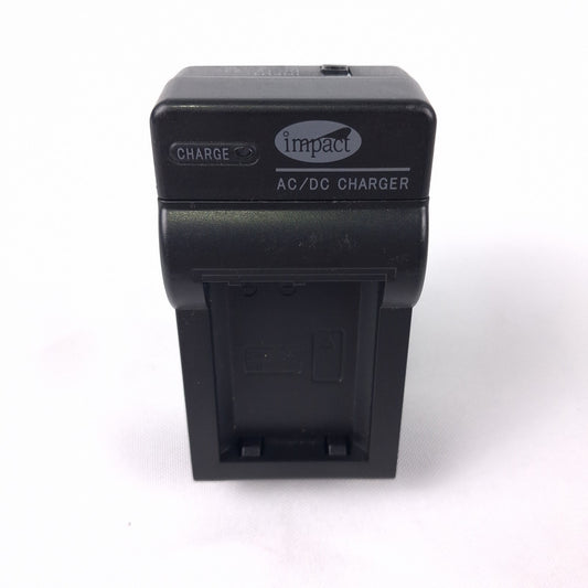 Impact AC/DC Camera Battery Charger Single Slot Charge Indicator LED