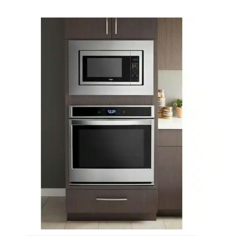 Whirlpool 30" Built-In Microwave Oven Trim Kit Stainless Steel MK2167AZ MK2160AZ