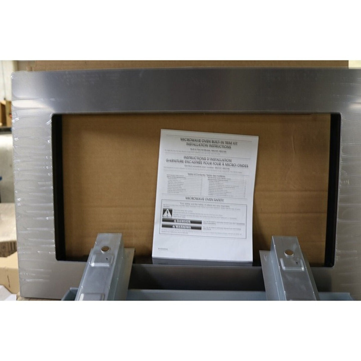Whirlpool 30" Built-In Microwave Oven Trim Kit Stainless Steel MK2167AZ MK2160AZ