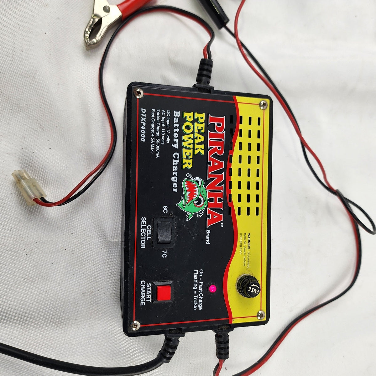 Duratrax Piranha Peak Power DTXP4000 AC/DC RC Battery Fast Charger 6C 7C NiCd