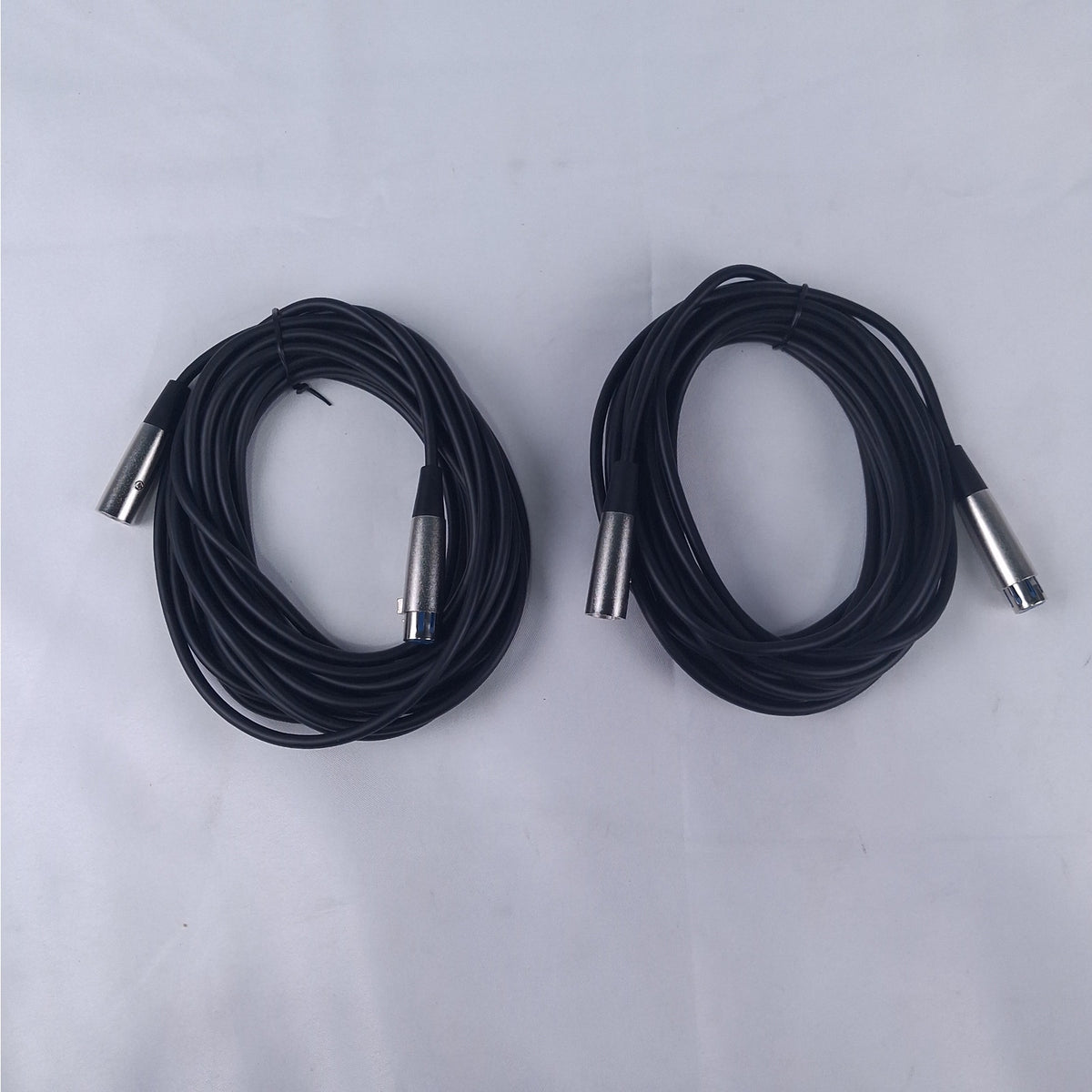 2X Seismic Audio 25' DMX Cable 3-Pin XLR Male Female Stage Lighting Wire SADMX25