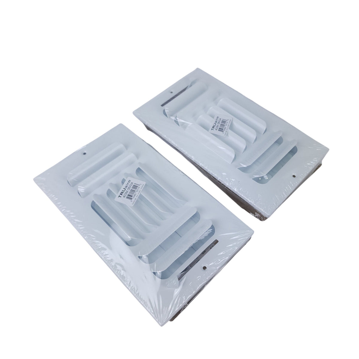 2-Pack TRUaire 403M White 8"x4" HVAC Air Register Grille Vent New 8x4 Inches
