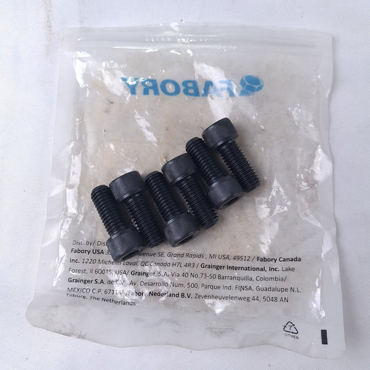 FABORY Socket Head Cap Screw 1/2-13 x 1-1/4 Black Oxide Alloy Steel 10 Pcs U0700