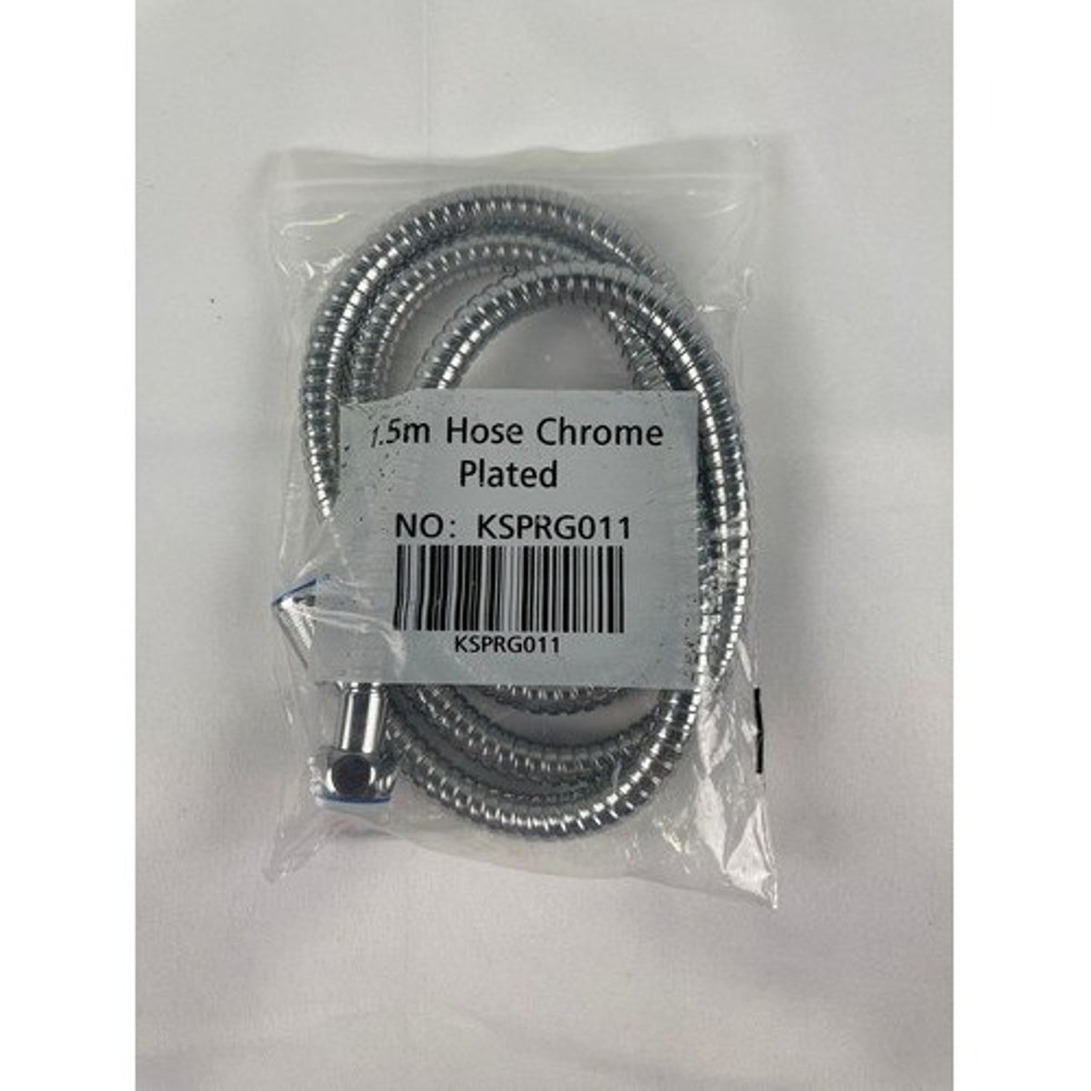 1.5m Chrome Plated Flexible Shower Hose KSPRG011 Bathroom Replacement