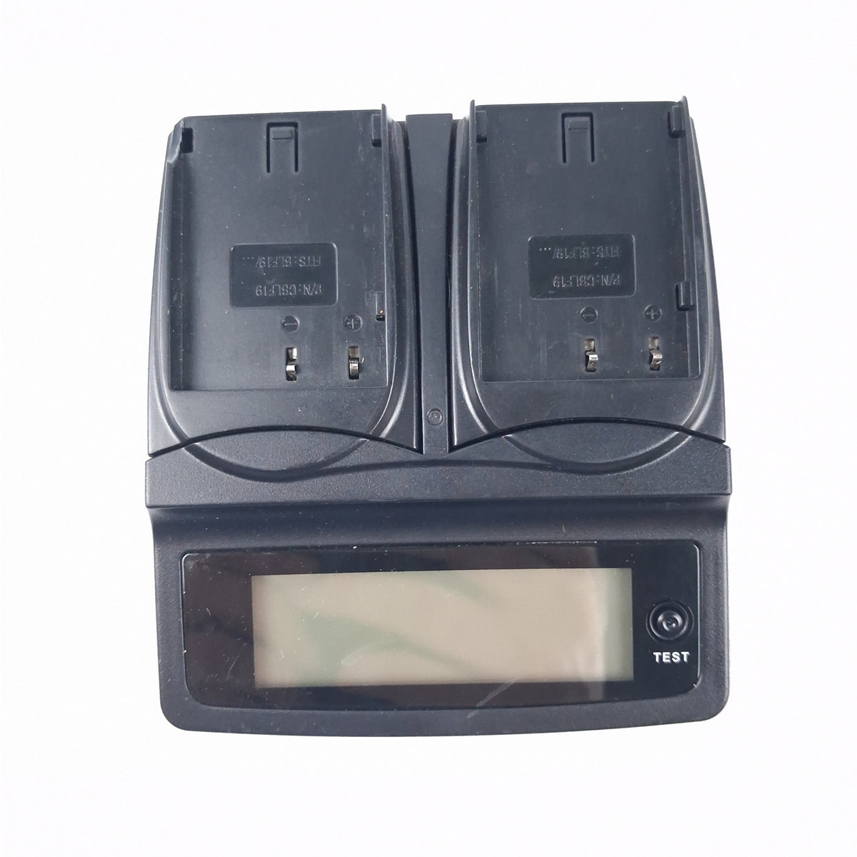 Watson Duo LCD Battery Charger with 2x DMW-BLF19 Plates for Panasonic GH4 GH5 G9