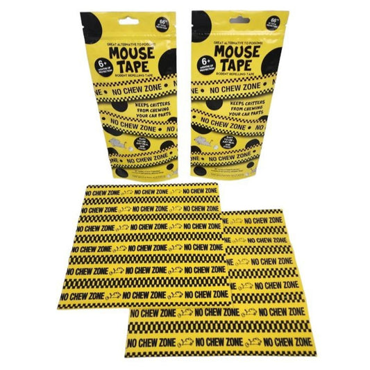 (2-Pack) No Chemicals All Natural Rodent Repellant Adhesive Strips for RV & Farm