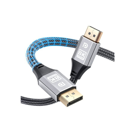 8K Displayport 1.4 Cable 3.3ft, High Refresh Ultra HD DP to DP 32.4Gbps Lead