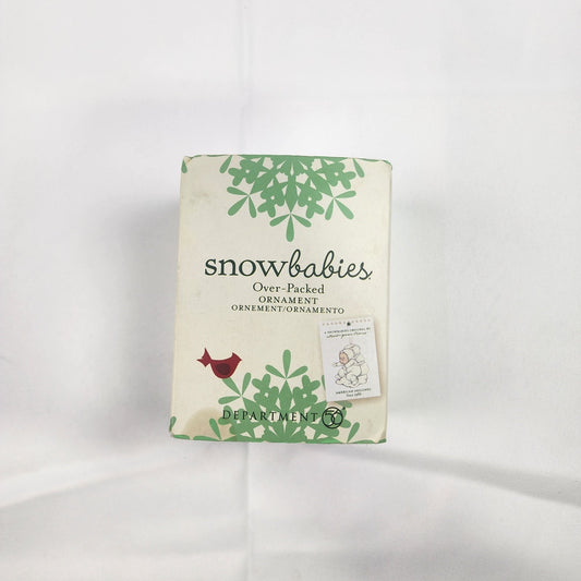 Snowbabies Over-Packed Ornament Figurine for Christmas Decoration