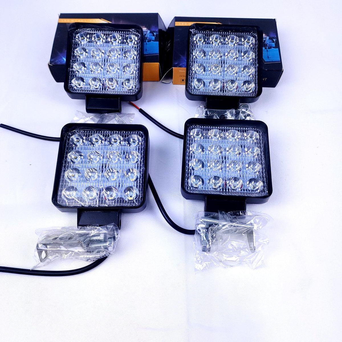 4 Inch LED Pods Light Bar 12V 24V Offroad Driving Fog Work Lights SUV Truck Boat