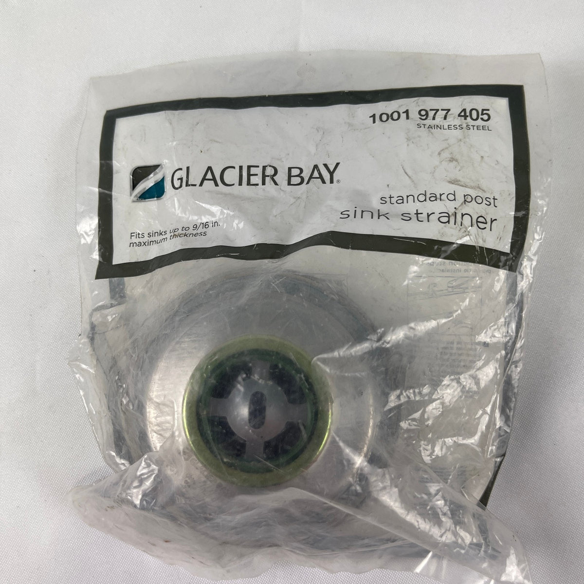 GLACIER BAY Standard Post Sink Strainer 1001 977 405 Stainless Steel
