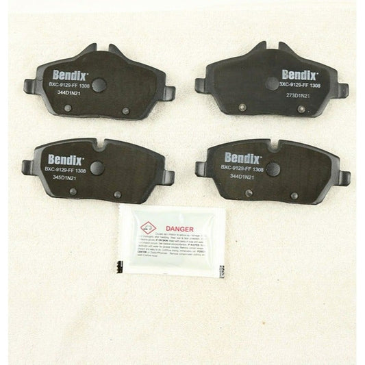 Bendix Premium CFC1308 Front Ceramic Brake Pads for Mini Cooper & BMW i3