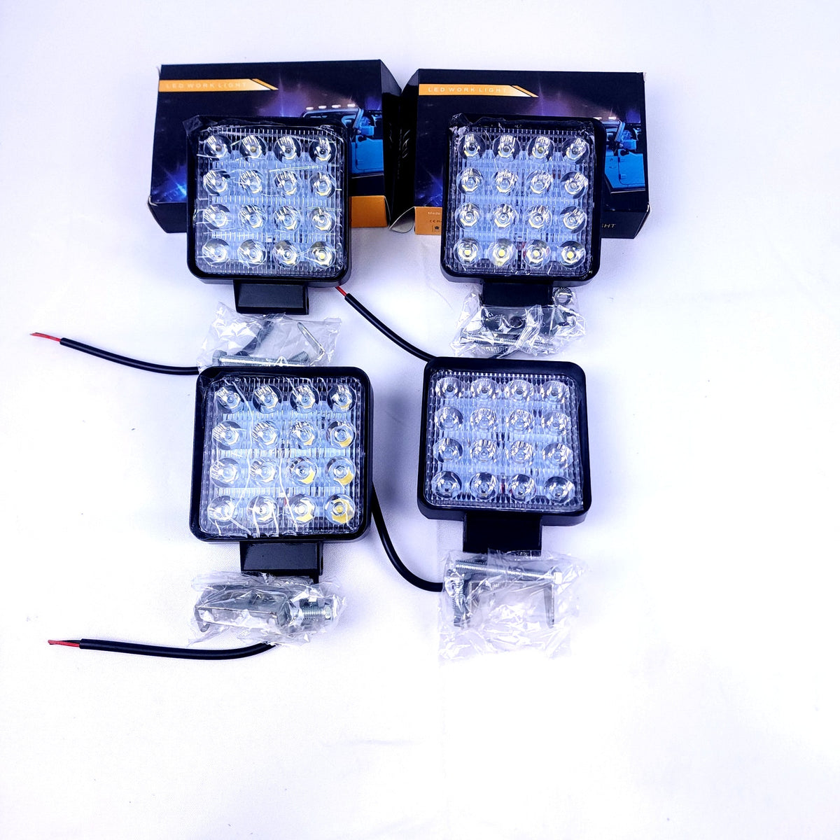 4 Inch LED Pods Light Bar 12V 24V Offroad Driving Fog Work Lights SUV Truck Boat