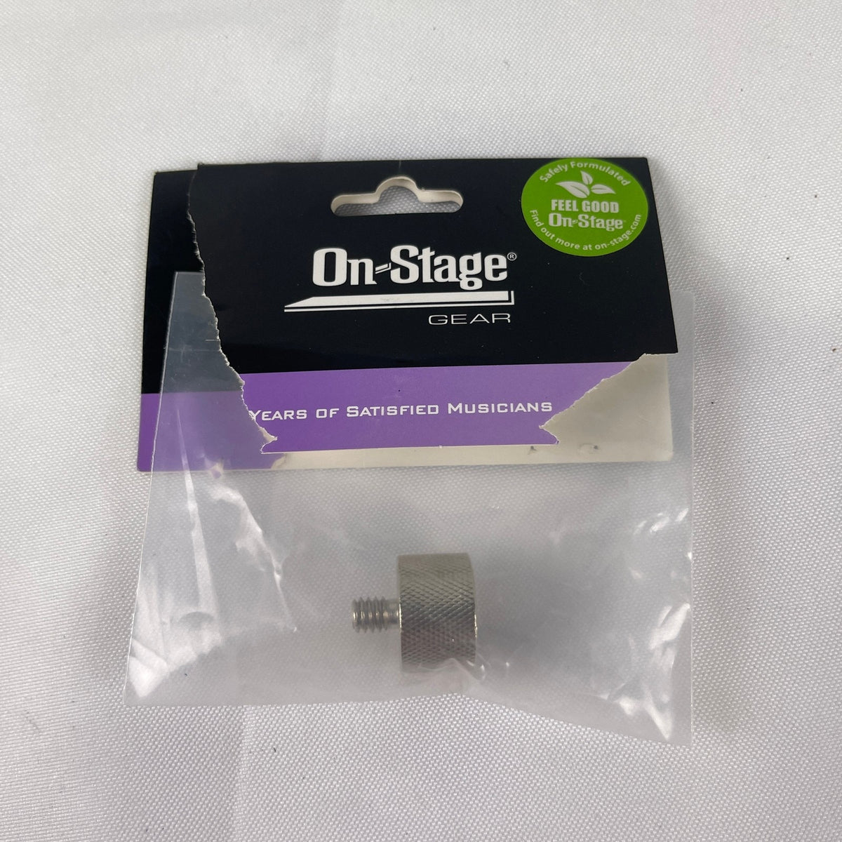 On-Stage Stands MA-100 3/8" Male to 5/8" Female Mic Screw Adapter Thread MA100