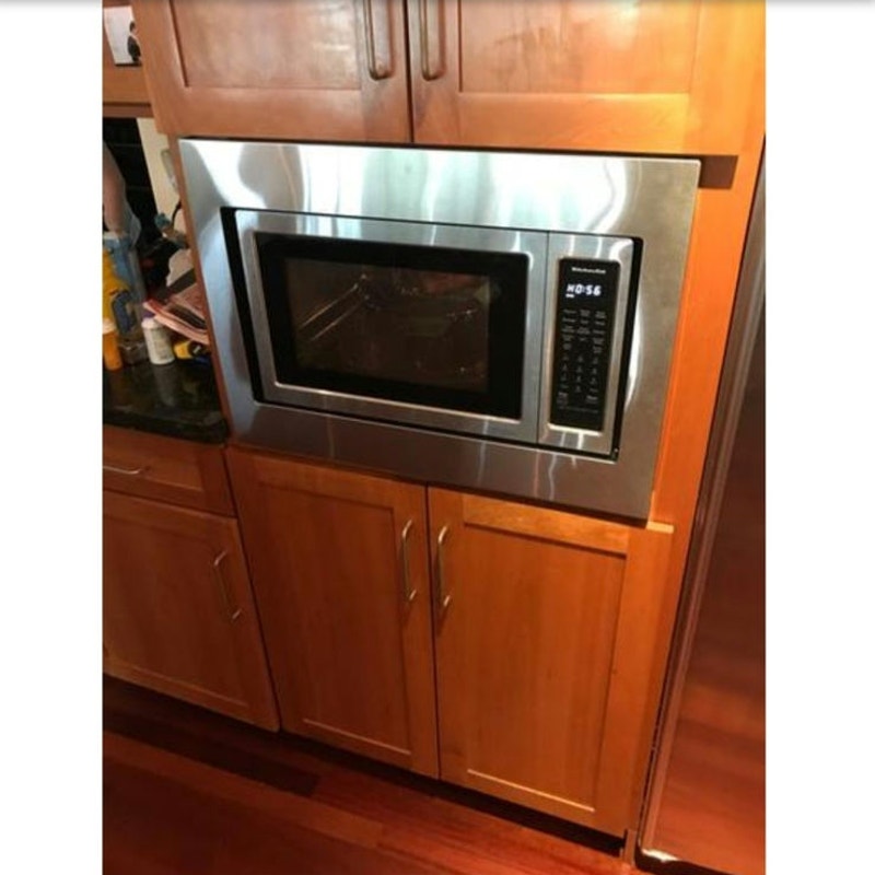 Whirlpool 30" Built-In Microwave Oven Trim Kit Stainless Steel MK2167AZ MK2160AZ