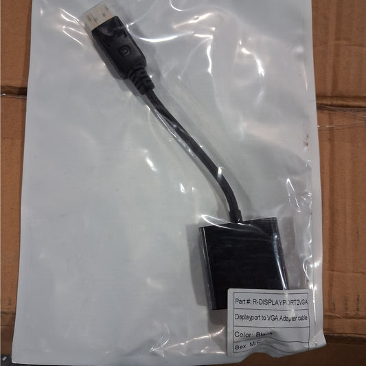 DisplayPort to VGA Adapter Cable DP Male to VGA Female 1080p for Dell HP Lenovo