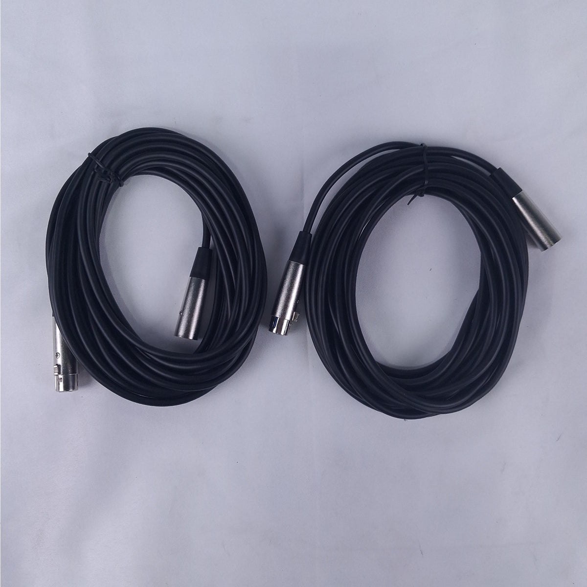 2X Seismic Audio 25' DMX Cable 3-Pin XLR Male Female Stage Lighting Wire SADMX25