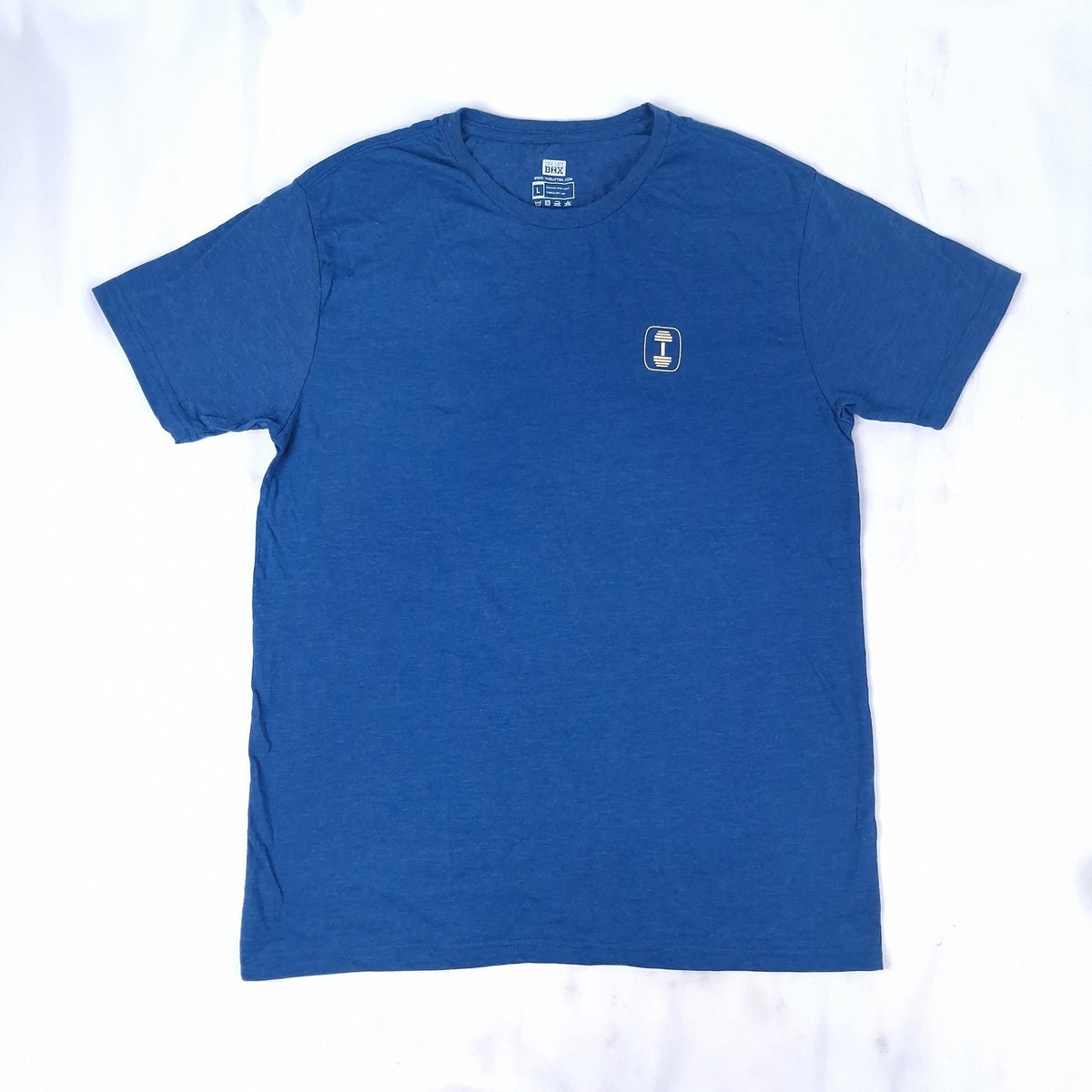 The Lift Box Plant The Seed Gym T-Shirt Blue L Fitness Workout Athletic Tee NWT