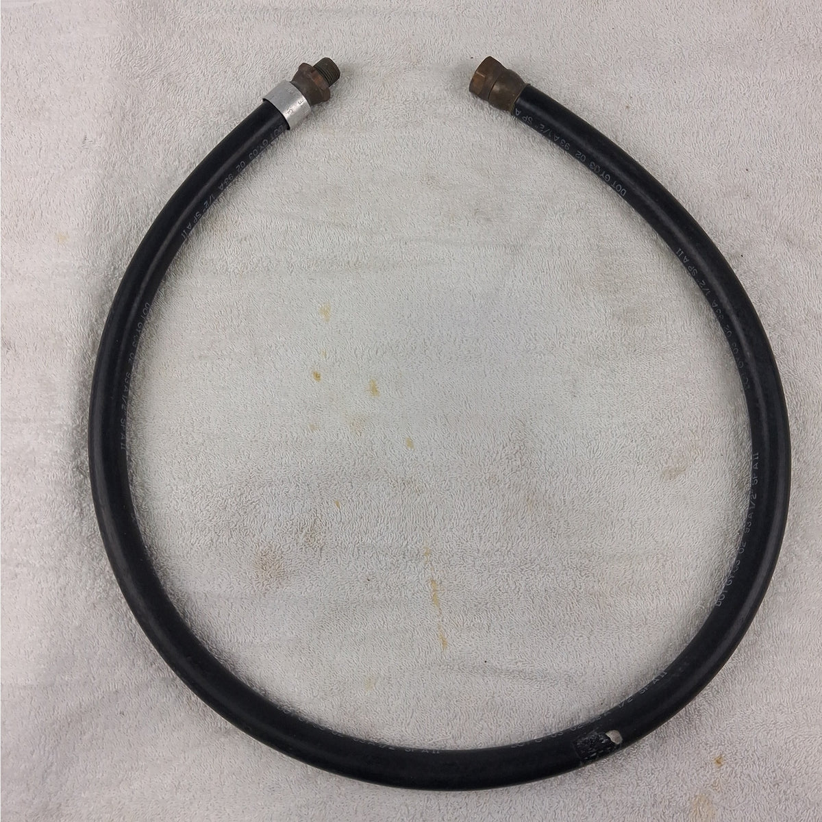 Continental 48" Air Brake Hose Assembly 3/8" M to 1/2" F - NPT SAE J1402 1/2" ID