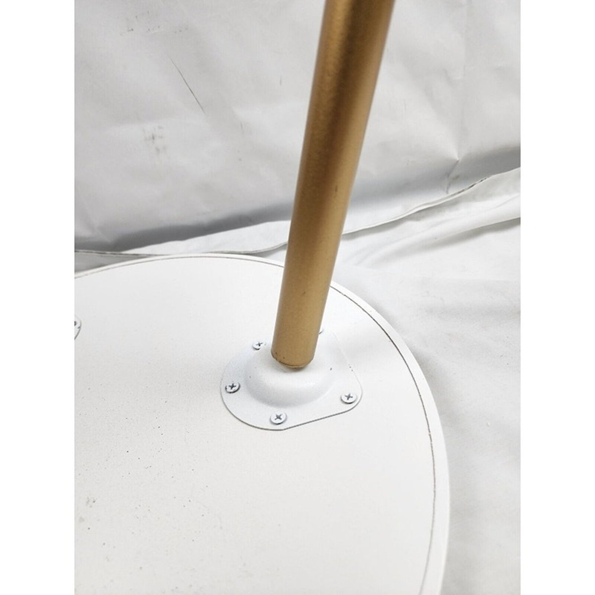 3 Gold Table Legs Tripod Stool 16" Screw On