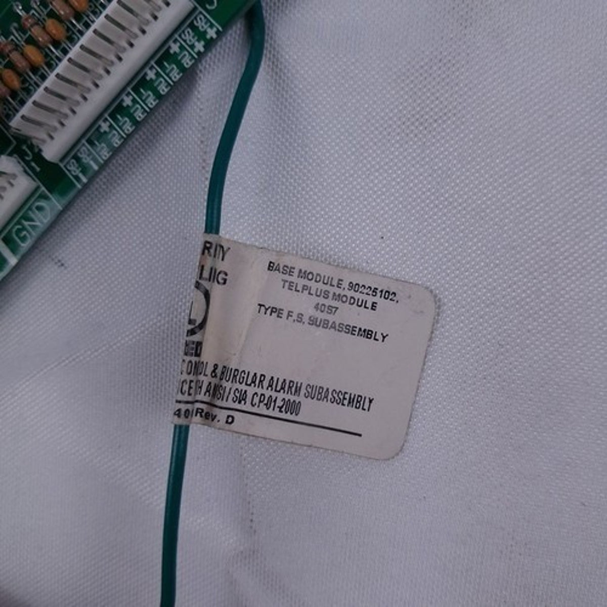 Sonitrol Base Board PCB 90225102 V3.91 Security Alarm Panel Main Control