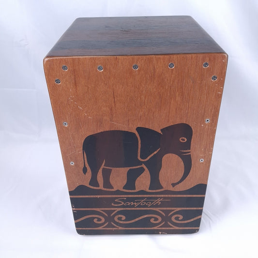 Sawtooth Heritage Series Cajon Drum ST-HSC-C Elephant Graphic Percussion