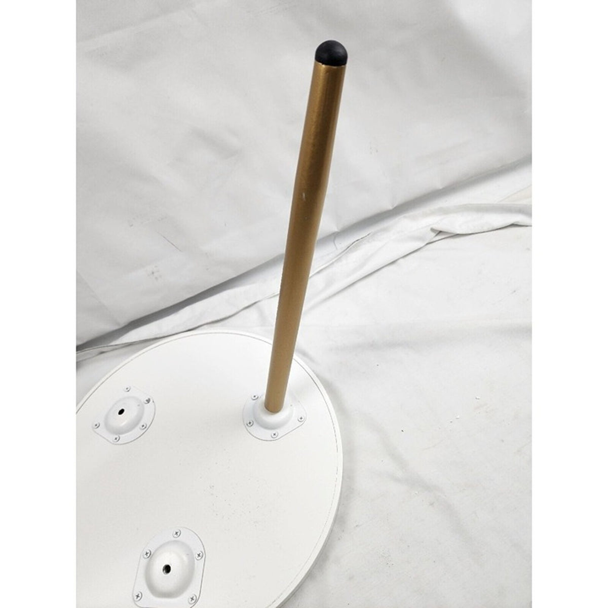 3 Gold Table Legs Tripod Stool 16" Screw On