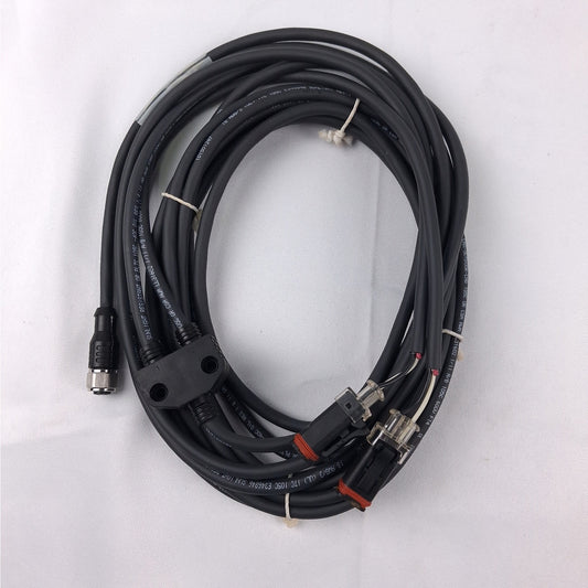 OEM 262653-03 Industrial Wiring Harness M12 to Dual 2-Pin Amphenol Plugs 6m