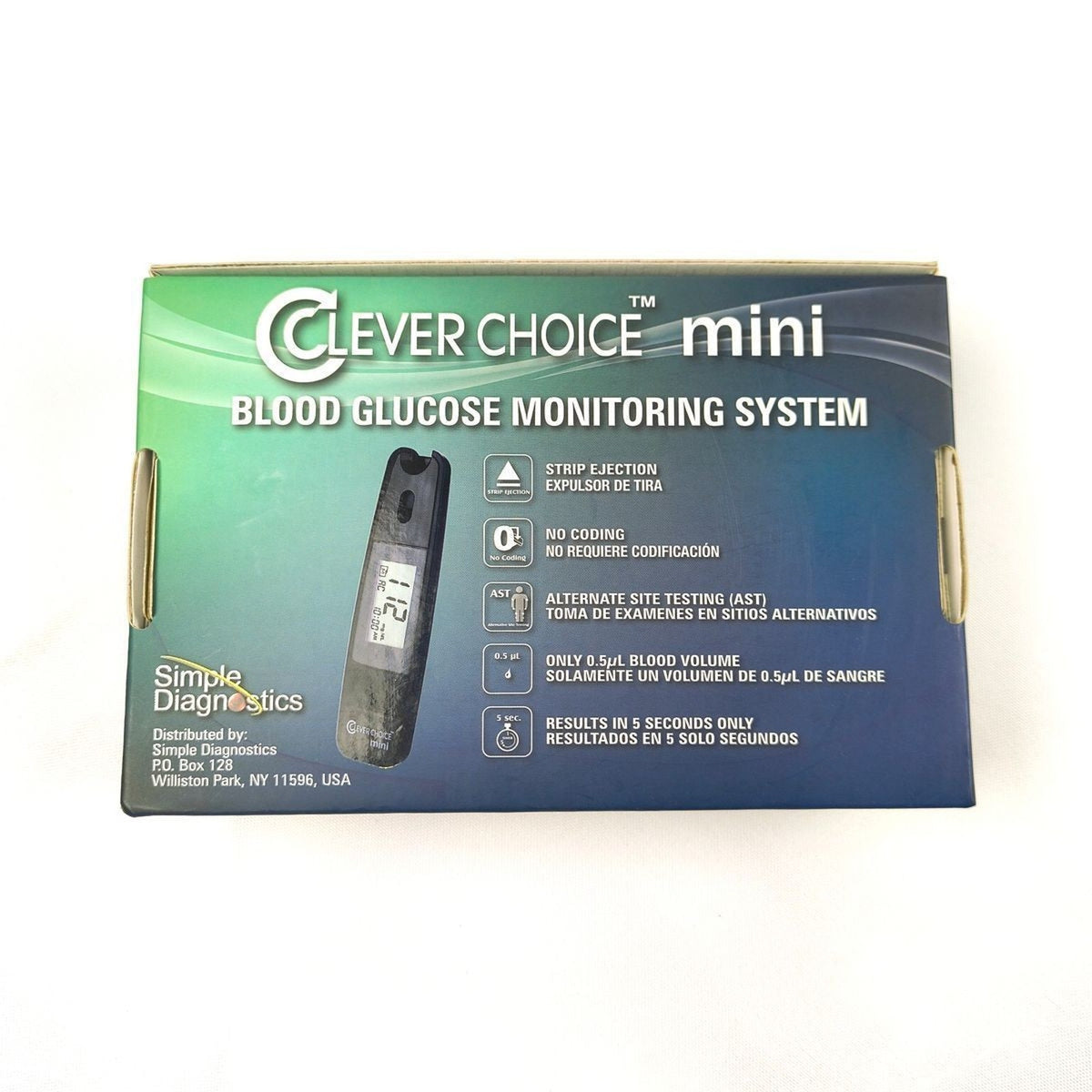 Clever Choice Mini Blood Glucose Meter Diabetic Test Kit Monitor
