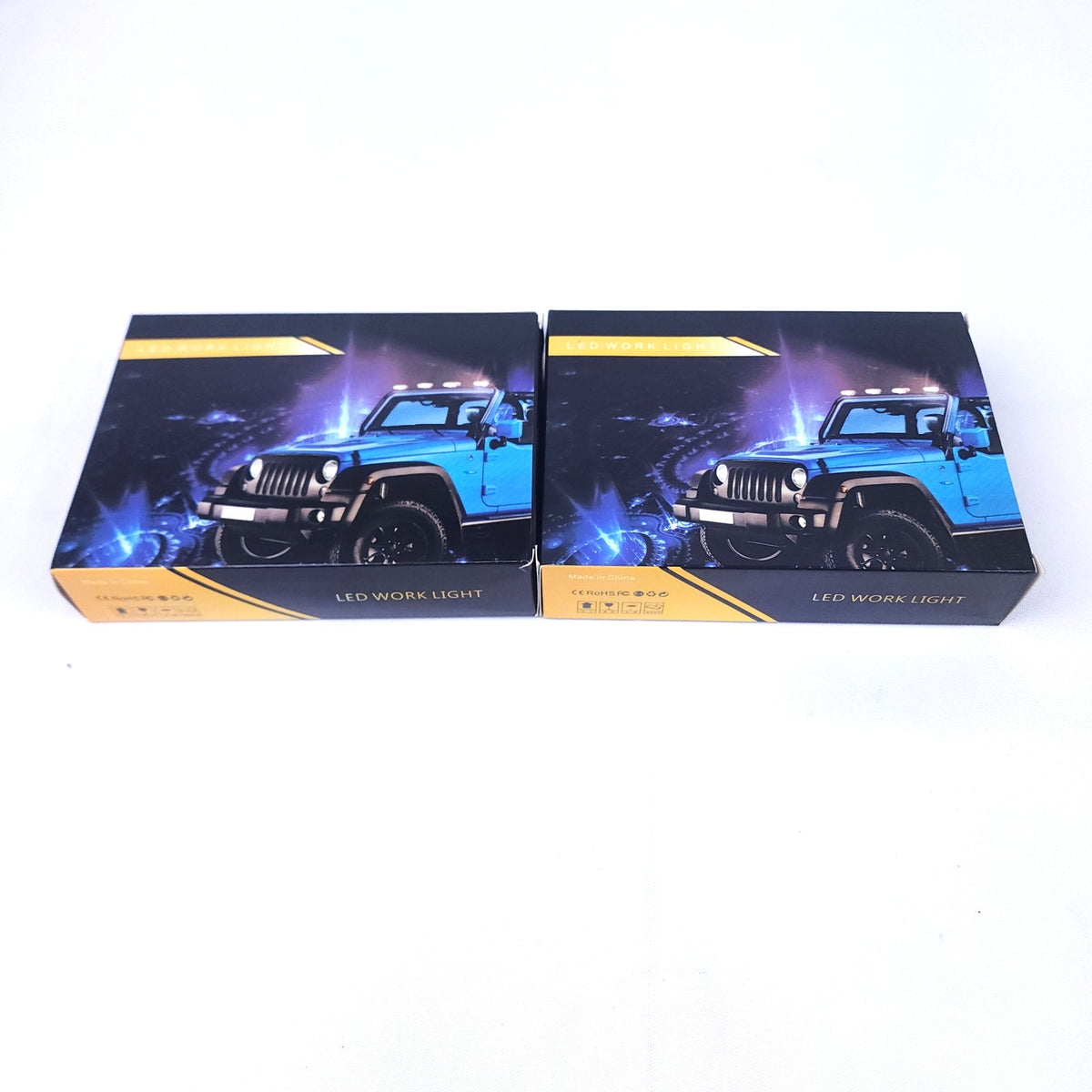 2PK 4 Inch LED Pods Light Bar 12V 24V Offroad Driving Fog Work Lights SUV Truck Boat 4x4 Pair