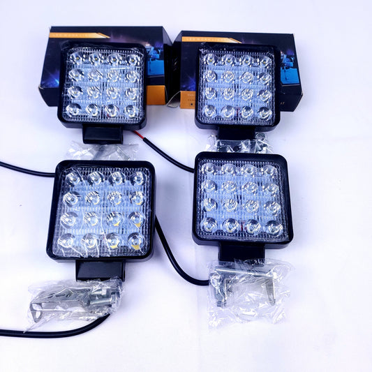 4 Inch LED Pods Light Bar 12V 24V Offroad Driving Fog Work Lights SUV Truck Boat
