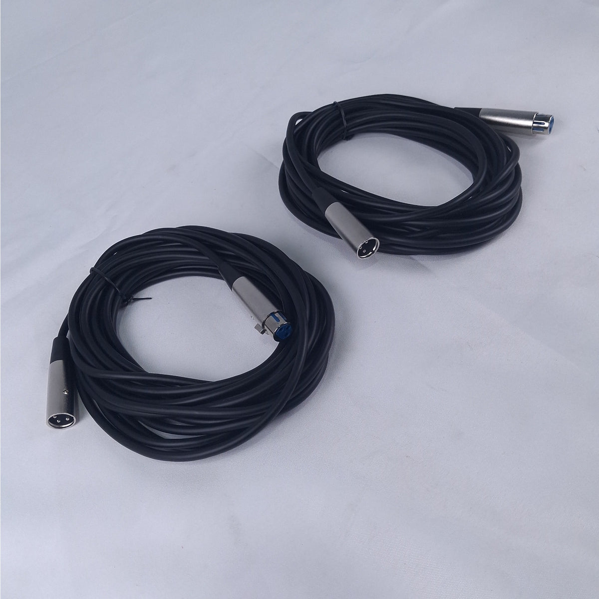 2X Seismic Audio 25' DMX Cable 3-Pin XLR Male Female Stage Lighting Wire SADMX25