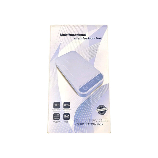 UV-C Phone Cleaner and Portable Electronics Storage Case - New