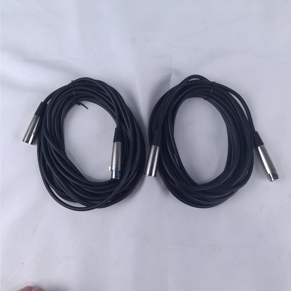 2X Seismic Audio 25' DMX Cable 3-Pin XLR Male Female Stage Lighting Wire SADMX25