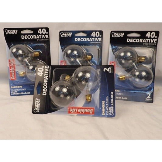 (4-Pack) LED Light Bulb Dimmable Filament 40W Equivalent Classic A15 Light Bulb