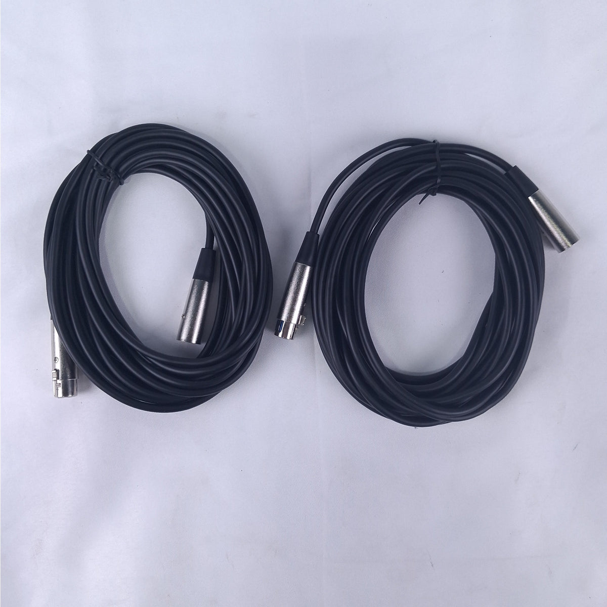 2X Seismic Audio 25' DMX Cable 3-Pin XLR Male Female Stage Lighting Wire SADMX25