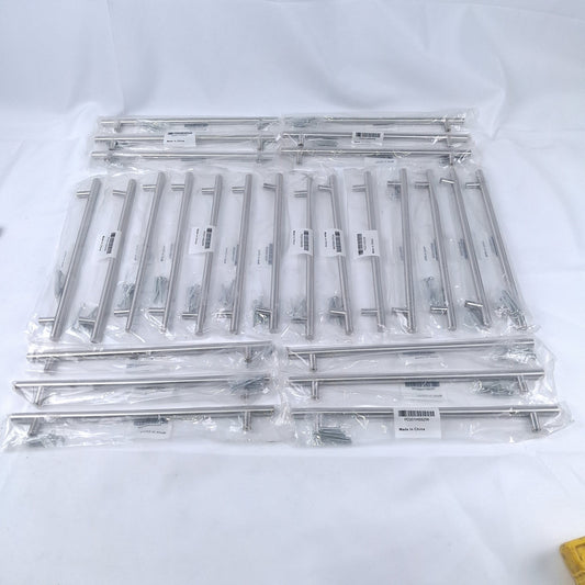 26 Pack Stainless Steel T-Bar Cabinet Pulls Handles PD201HSS256 12 1/2" Lot