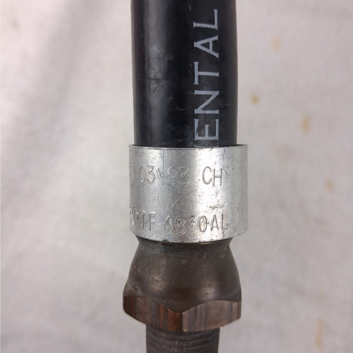 Continental 48" Air Brake Hose Assembly 3/8" M to 1/2" F - NPT SAE J1402 1/2" ID