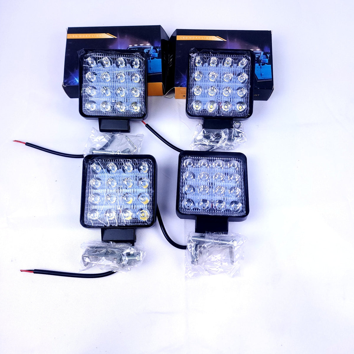 4 Inch LED Pods Light Bar 12V 24V Offroad Driving Fog Work Lights SUV Truck Boat