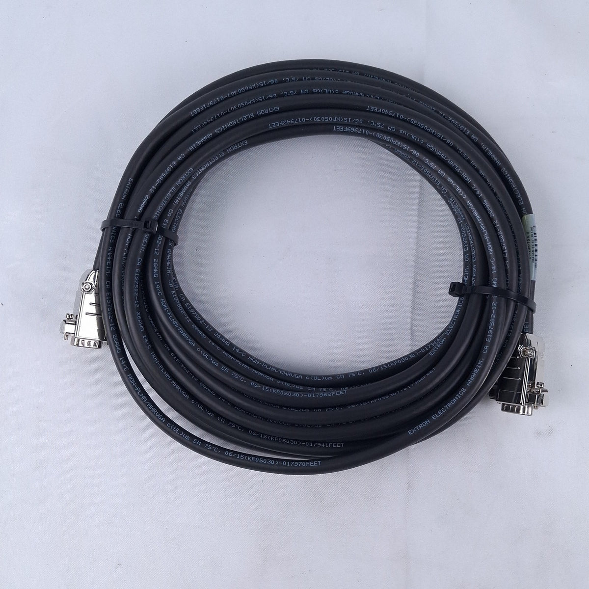 Extron 35ft VGA Cable Male to Male 10.6m Black 15Pin D-Sub Cable 26-238-16 Rev M
