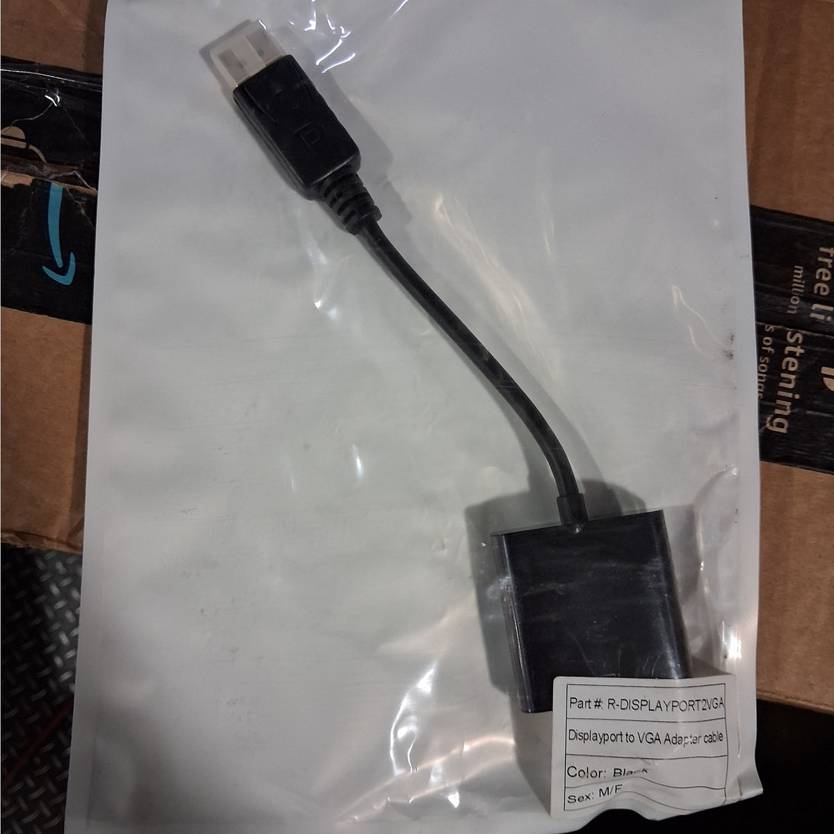 DisplayPort to VGA Adapter Cable DP Male to VGA Female 1080p for Dell HP Lenovo