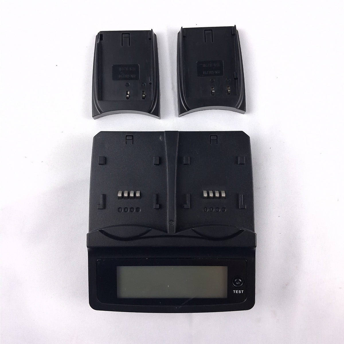 Watson Duo LCD Battery Charger with 2x DMW-BLF19 Plates for Panasonic GH4 GH5 G9