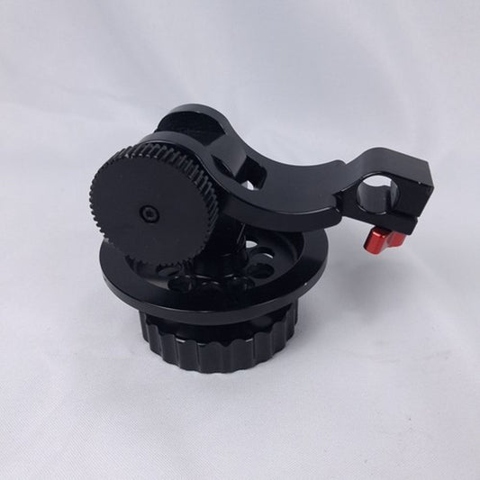 Geared Follow Focus Drive Arm 15mm Rod Clamp DSLR Camera Rig