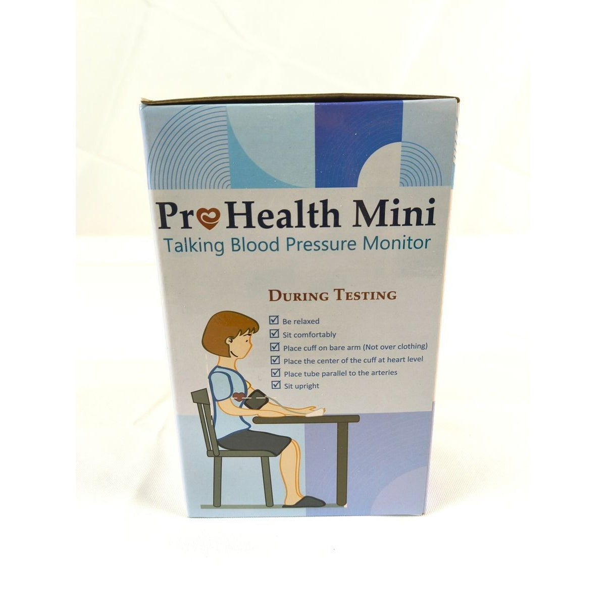 Pro Health Mini Talking Blood Pressure Monitor ZK-B869 Upper Arm Digital
