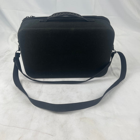 DOUBI Hard Shell Mini Projector Case Travel Bag Black Shoulder Strap Mesh Pocket