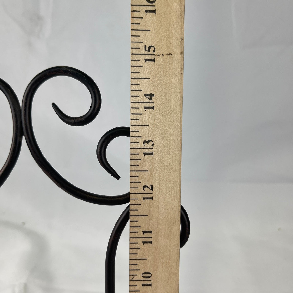 Wrought Iron Book Holder Rack Easel Bible Cookbook Art Display Black Metal