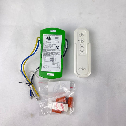 Hunter 99392 Ceiling Fan Remote Control Kit Receiver Light Speed Dimmable